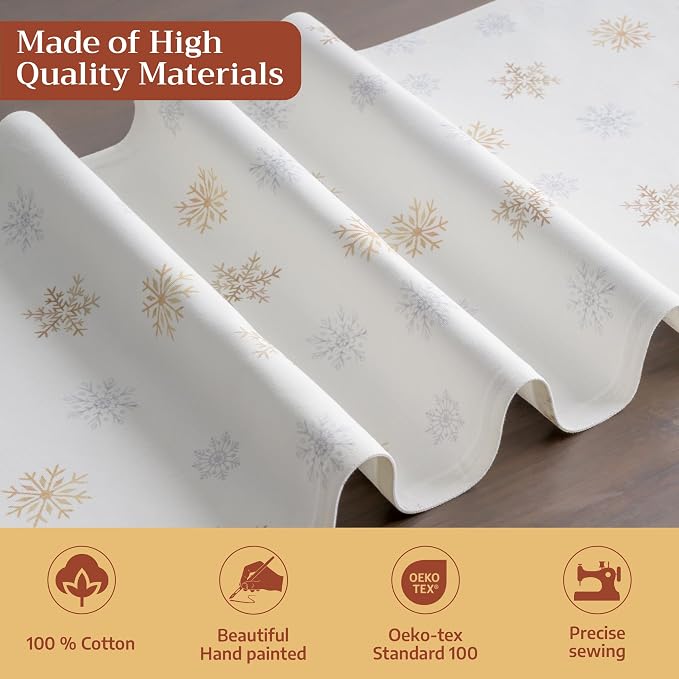 Maison d' Hermine Table Runner 100% Cotton 14.50" x 90" | Table Runners 90 - Image 3
