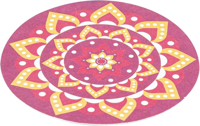 Restaurantware Round Paper Floral Coaster, 48 Pack - Image 14