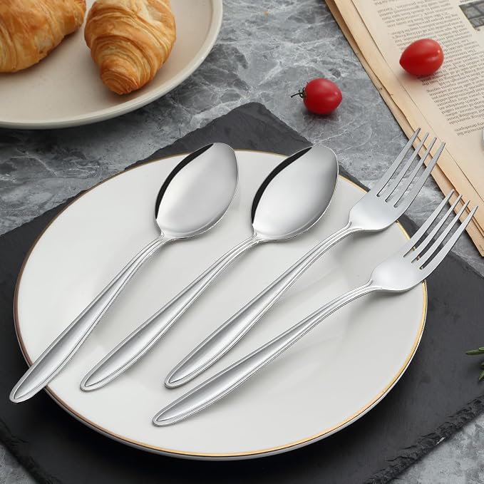 Unokit 24-Piece Forks and Spoons Set - Image 5