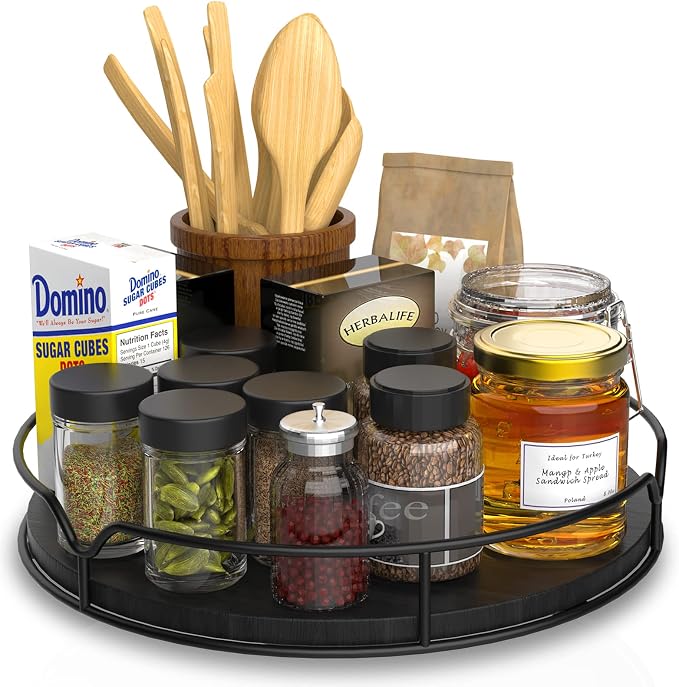 Lazy Susan Turntable Organizer by AXTEE