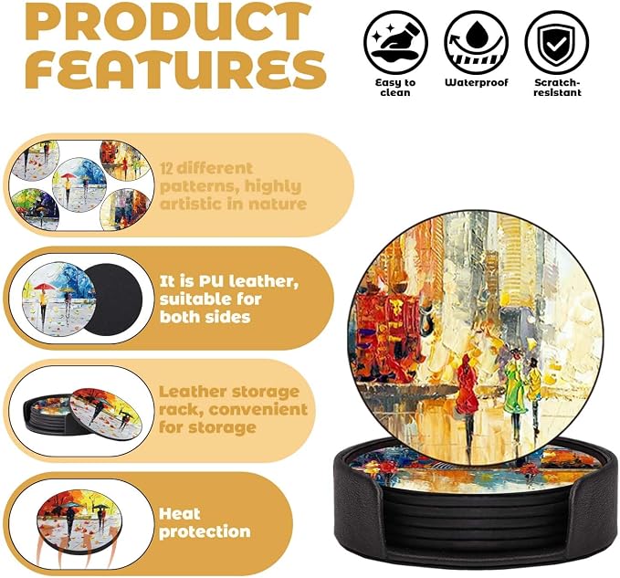 Coasters Set of 12 - Image 4