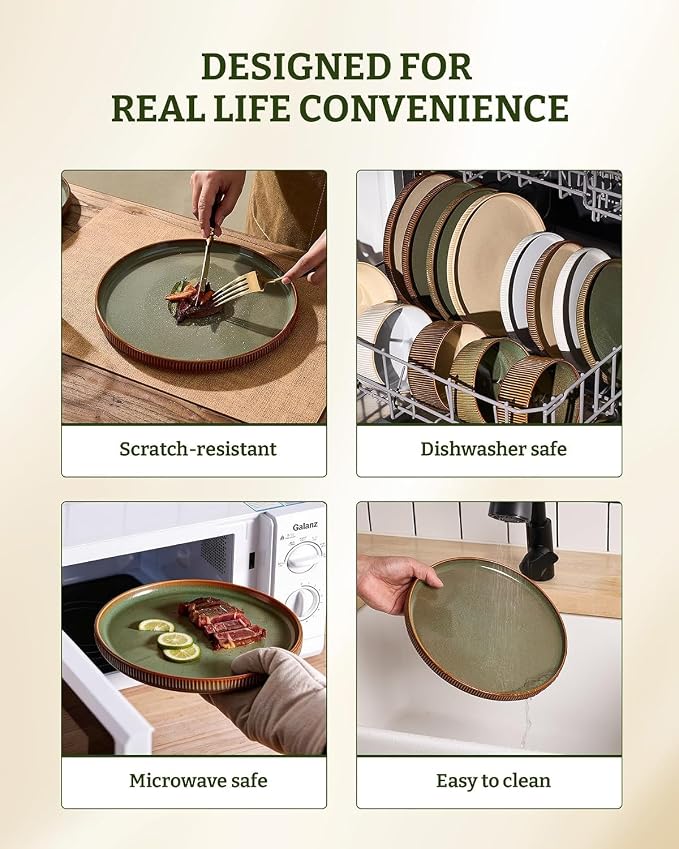 famiware Star 10/8 inches Salad Plates Set - Image 8