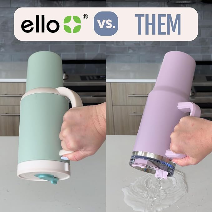 Ello Oasis 40oz Insulated Stainless Steel Tumbler - Image 4