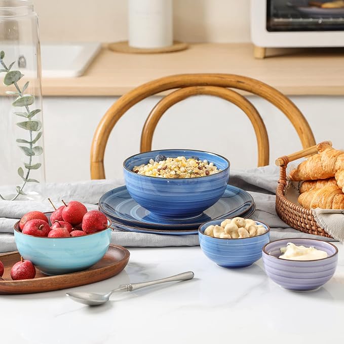 Selamica Ceramic 12 Oz Dessert Bowls Set, Small Bowls - Image 5