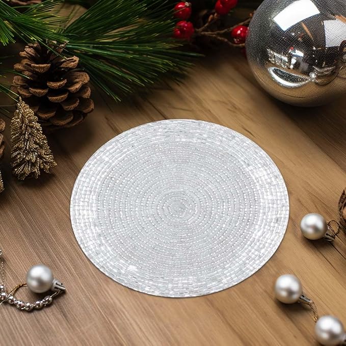 COTTON CRAFT Glitz Handmade Beaded Coaster - Image 2