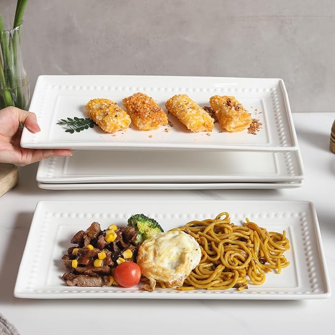 14 inch Ceramic Serving Platter - Image 4