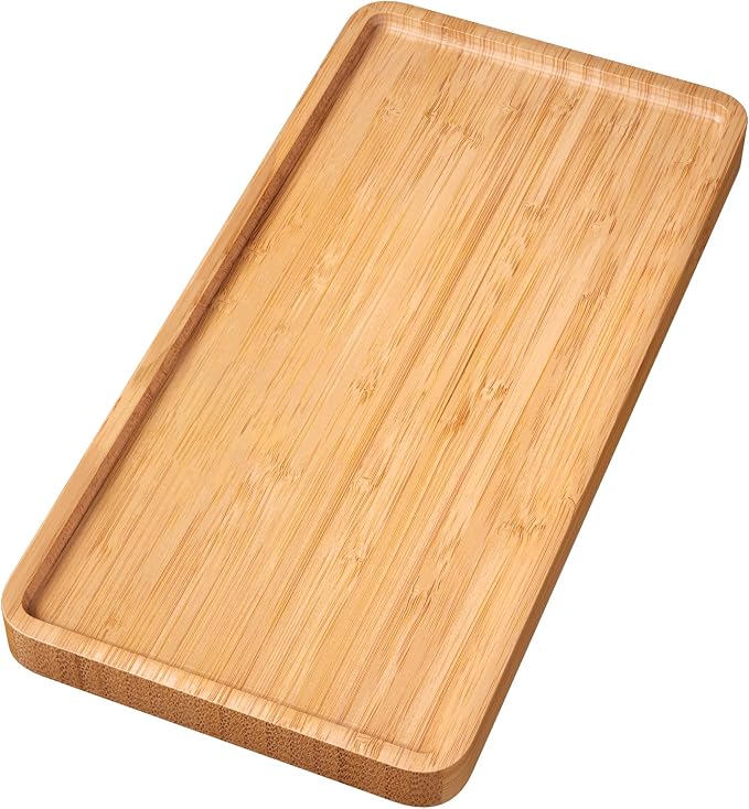 VERTORGAN Bamboo Serving Tray, 11.8x5.9 Inch Trays, Home Decor | Coffee Table by VERTORGAN