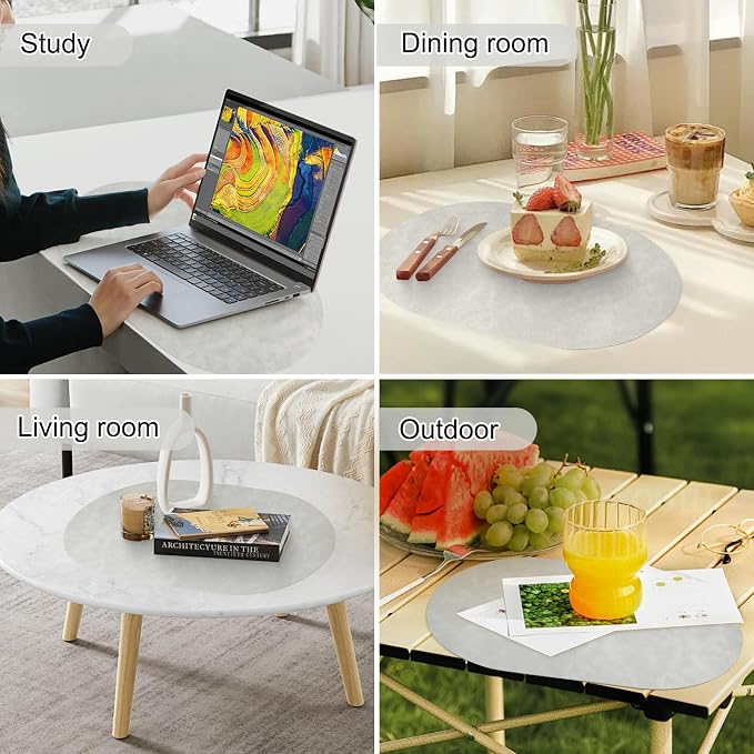 Faux Leather Placemats Set of 4 - Image 7