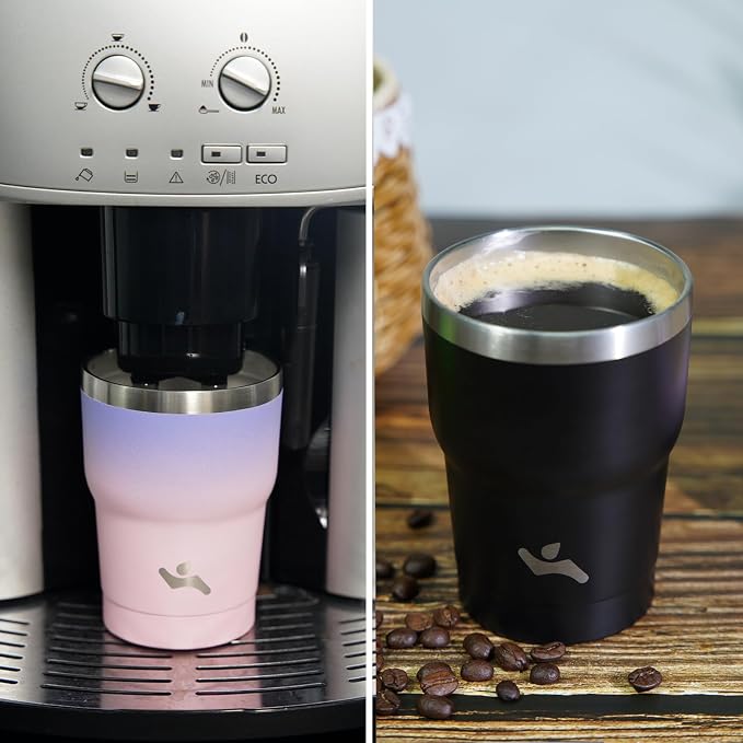 Konokyo 10 oz Tumbler with Handle and Straw, Insulated Travel Mug | Lavender - Image 7