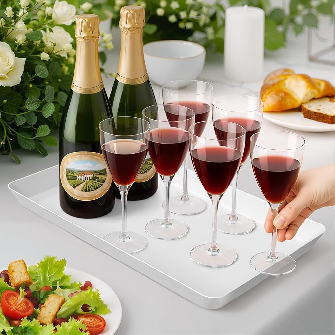 WOWBOX 2 pcs Serving Tray for Entertaining, Serving Platters for Fruit - Image 6