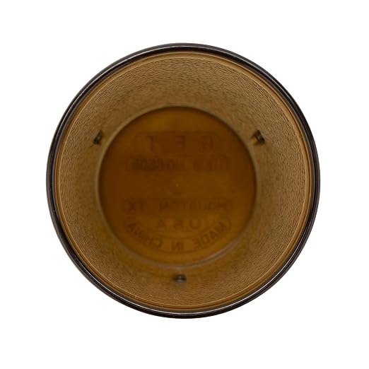 GET 8 oz Amber Plastic Tumbler | Dishwasher safe, Shatterproof, Restaurant - Image 2