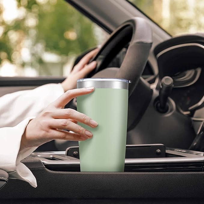 20 oz Tumbler with Lid Stainless Steel Insulated Tumblers Cups Travel Mug | - Image 5