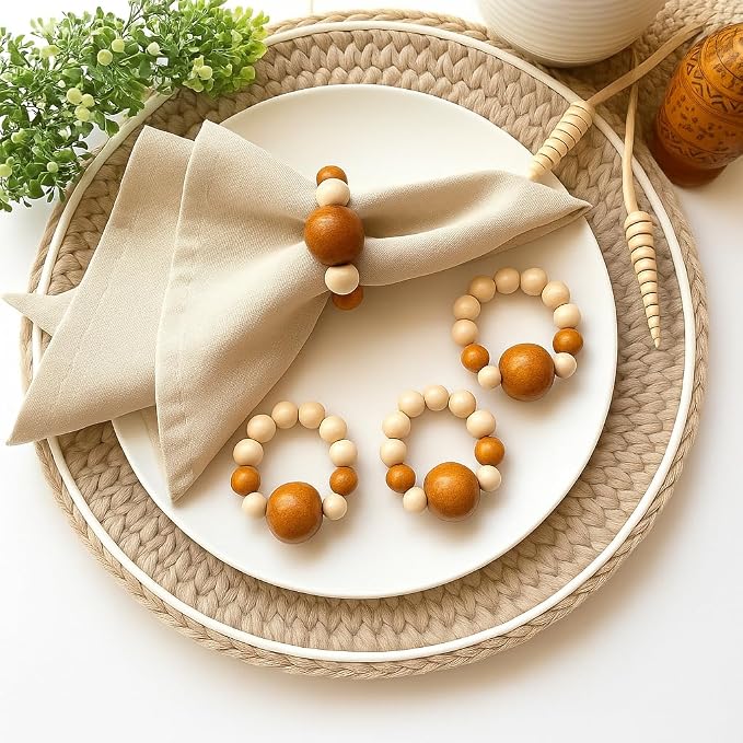 Napkin Rings Set of 6 by LEBEJUA-EXCLUSIVENAPKINRINGSSET