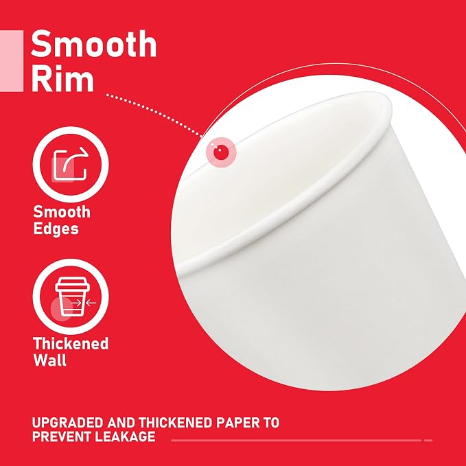500 Pack 3 oz Disposable Paper Cups - Image 9