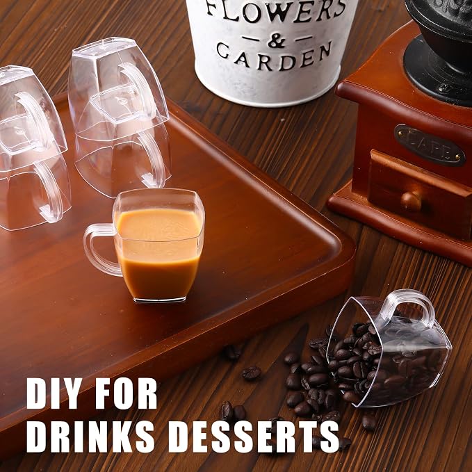 Amyhill 50 Pcs Mini Disposable Tea Cups - Image 4