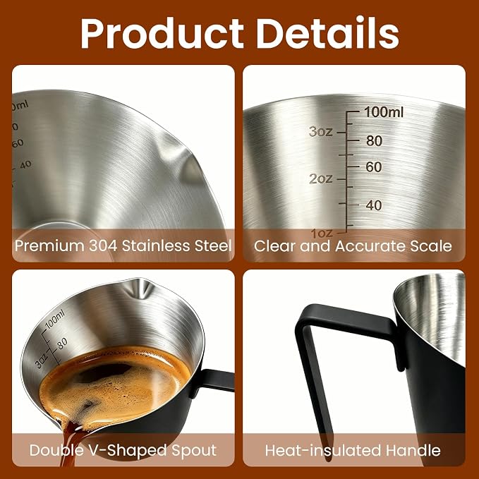 1 Pc Stainless Steel Espresso Shot Cup - Image 4