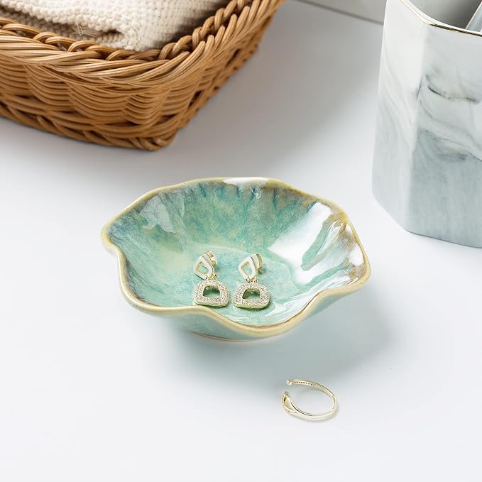 BEUNAIZER Jewelry Dish Tray, Ring Dish, Ceramic Trinket Tray, Key Bowl | - Image 5