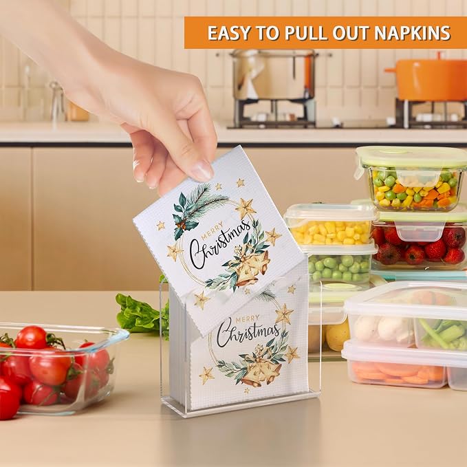 SILUT 2 Pack Clear Napkin Holder - Image 4