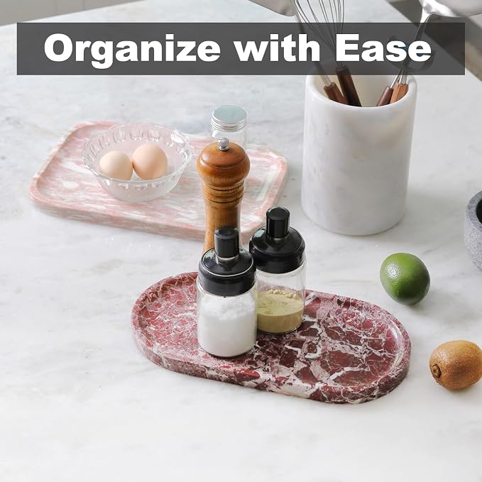 Norway Natural Marble Tray, Catchall Tray - Image 3