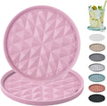 Silicone Coasters for Drinks- Cup Mat for Tabletop Protection-Non-Slip by Wingcases