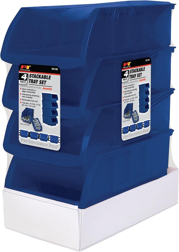 Performance Tool W5196 4-Piece Large Stackable Storage Trays - Image 7