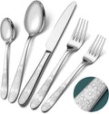 40 Piece Flatware Set, Service for 8, EIUBUIE Premium Stainless Steel Cutlery by EIUBUIE