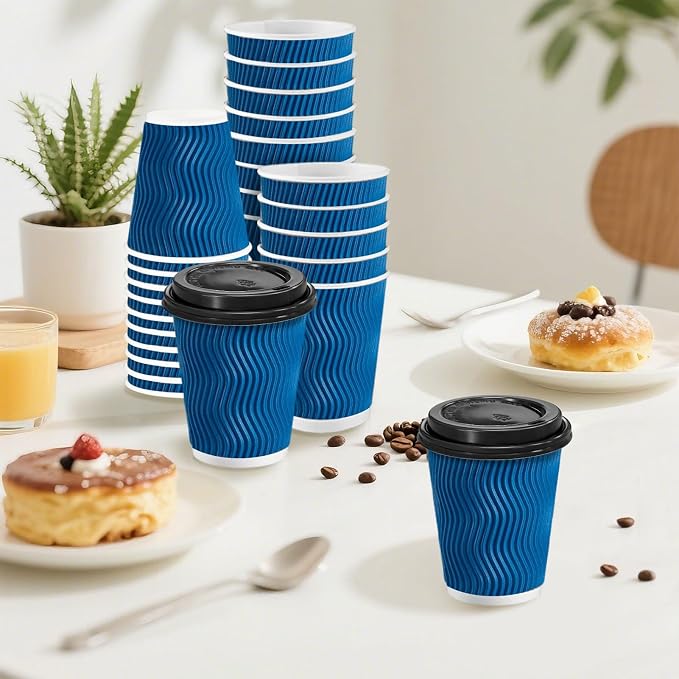 Clawsoff 100 Pack 10 oz Coffee Cups - Image 4