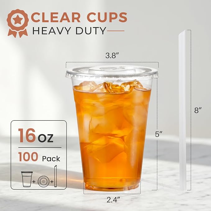 VITEVER Clear Plastic Cups - Image 2