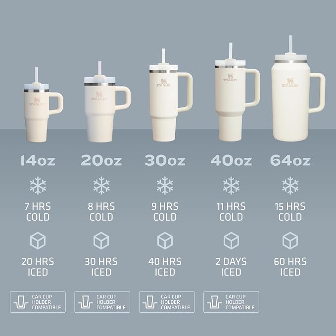 STANLEY Quencher H2.0 Flow State Tumbler, 30 oz, Stainless Steel Shale | Handle - Image 5