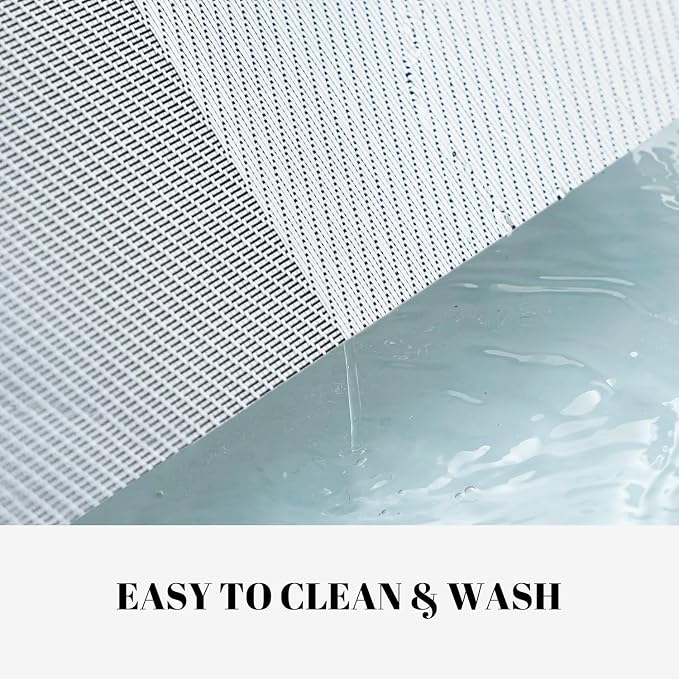 Placemats Set of 4 Vinyl/Plastic Woven Place Mats - Image 3