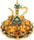 Turkish Tea Set, Vintage Coffee Pot by Unknown