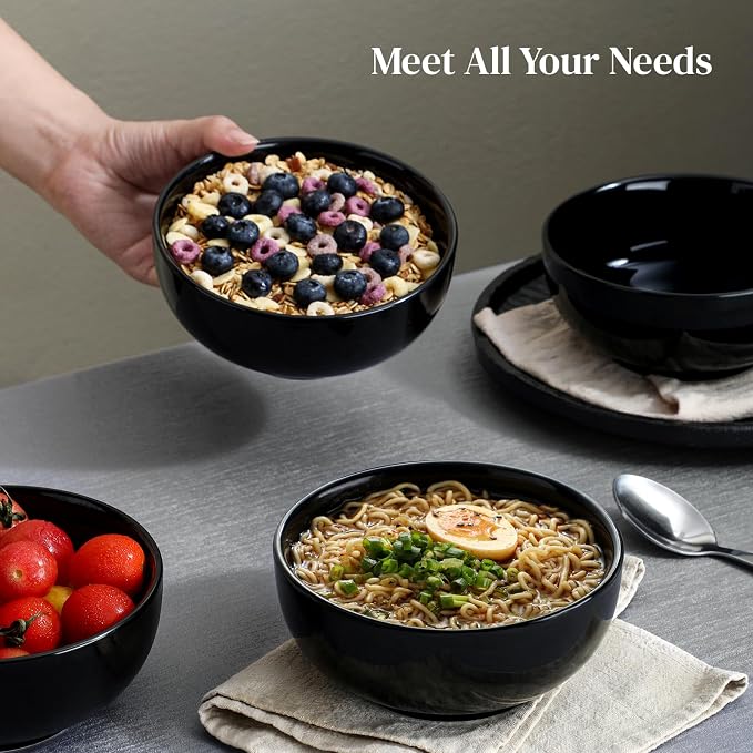 DOWAN 22 OZ Ceramic Soup Bowls & Cereal Bowls - Image 4