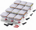 Alpha Living 12-Pack Disposable Chafing Dish Buffet Set by AlphaLiving