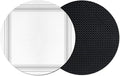 Gray Grid Lines Coasters Set of 2, Absorbent Coasters by Unknown