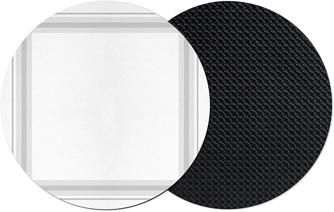 Coasters Set of 2, Modern Minimalist Stripes Pattern Absorbent Cup Coaster by Unknown