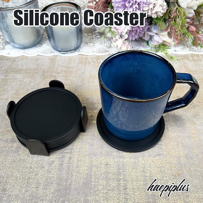6 Pieces Silicone Coasters, Cup Coasters - Image 3