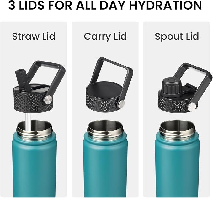 Konokyo 22 oz Insulated Stainless Steel Water Bottle - Image 4