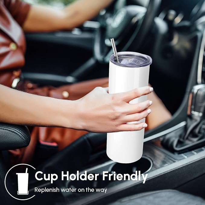 Volhoply 20 oz Skinny Sublimation Tumbler - Image 4