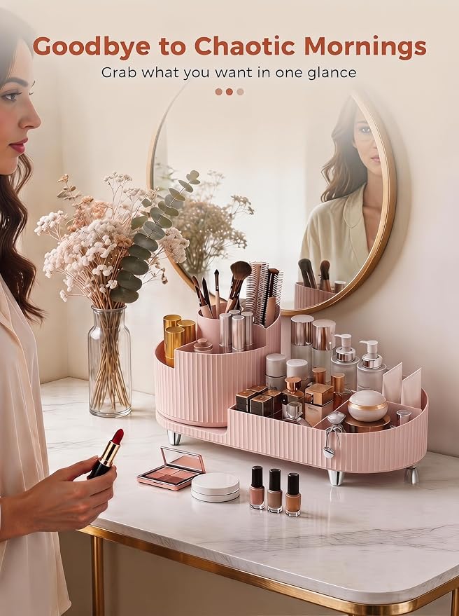 Booklov Rotating Makeup Organizer - Image 5