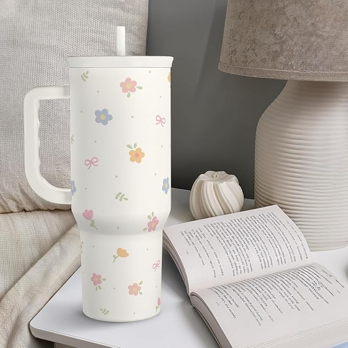 Floral 40oz Slider Tumbler - Image 7