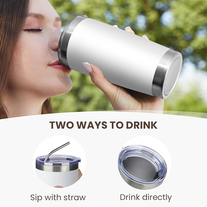 MEWAY 20oz Tumbler 12 Pack Double Wall Vacuum Insulated Travel Mug Bulk - Image 3