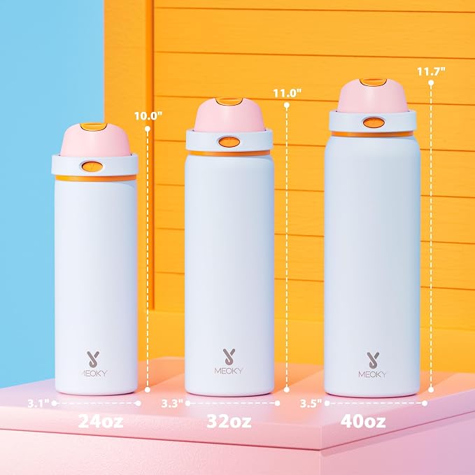 24 oz Insulated Water Bottle - Image 2