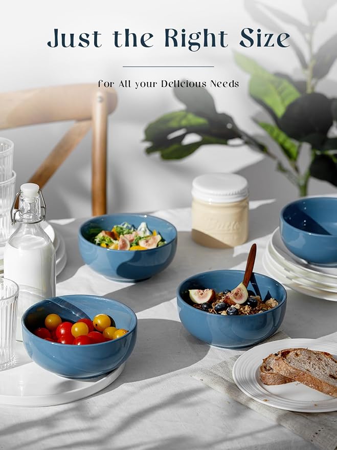 DOWAN 22 OZ Ceramic Soup Bowls & Cereal Bowls - Image 4