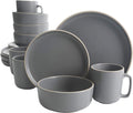 Gibson Home Zuma 16 Piece Round Kitchen Dinnerware Set, Service by GibsonHomewares
