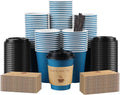 Clawsoff 100 Pack 10 oz Disposable Paper Coffee Cups by BuyNow