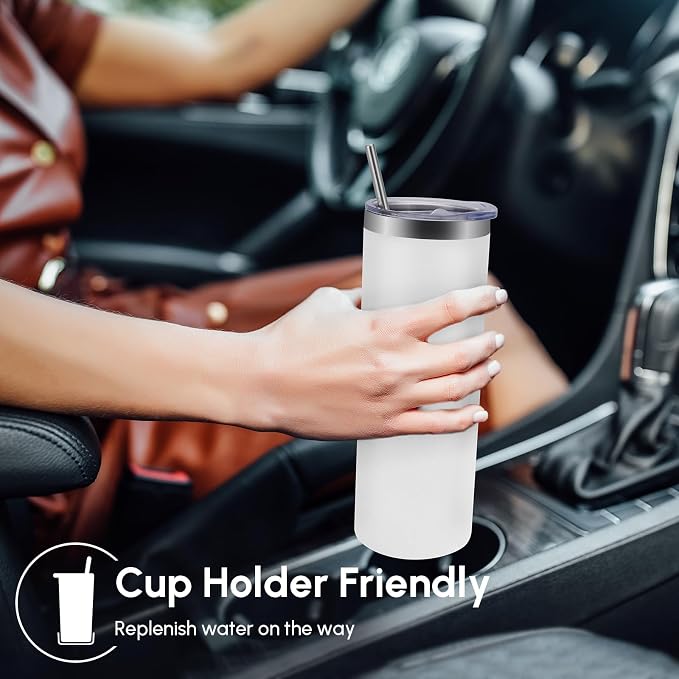 Volhoply 4 Pack Skinny Tumblers - Image 4