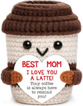 Mini Birthday Gift for Her Crochet Coffee Cup Mom Gift for Women I Love You | by OCCdesign