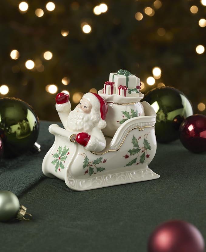 Lenox 897754 Holiday Figural Salt & Pepper Set, Christmas Dishes, Festive - Image 8