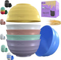 60-OZ 6 Large Wheat Straw Bowls by DINETHICS