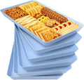 WOWBOX 6 pcs Serving Tray for Entertaining, Serving Platters for Snacks by WOWBOX